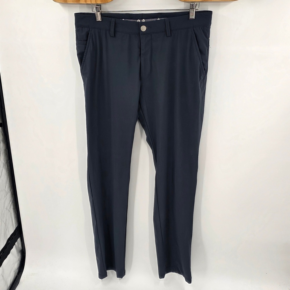 Ballin Mens Modern Fit Performance Pants Dark Grey Size 35 M5542W693